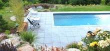 piscine en terrasse - 